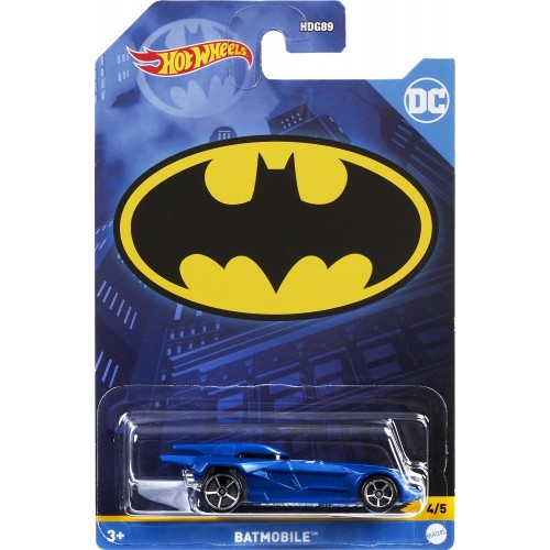 Mattel Hot Wheels Αυτοκινητακια - Ταινιες Batman Series Blue Knight Batmobile HDG89 / HDK69 194735025589