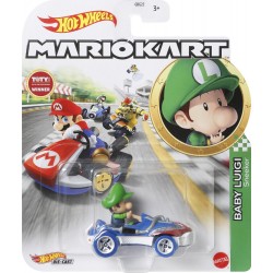 Mattel Hot Wheels Αυτοκινητακια Color Changers Mario Kart Baby Luigi Sneeker GBG25 / HDB28 194735018932