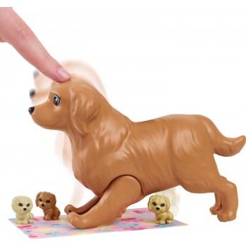 Mattel Barbie Doll And Newborn Pups Playset HCK75 194735012442