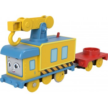 Mattel Τομας - Μηχανοκίνητα Τρένα Με Βαγόνι Grane Vehicle Grue HFX96 / HDY71 194735035571