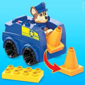 MEGA PAW Patrol Chases Police Car Building Set HDJ33 194735024315