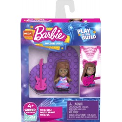 MEGA Barbie - Φιγουρες Με Αξεσουαρ (25 Τμχ) Μουσικός GWR21 / GWR25 887961945584