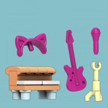 MEGA Barbie - With Accessories (25 Stm) Musician GWR21 / GWR25 887961945584