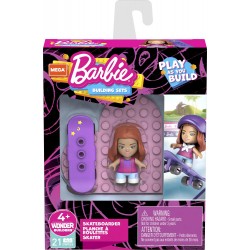MEGA Barbie - Φιγουρες Με Αξεσουαρ (25 Τμχ) Αθλήτρια Skateboard GWR21 / GWR24 887961945577