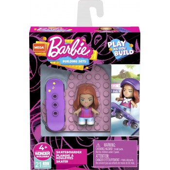 MEGA Barbie - With Accessories (25 Stm) Skateboarder GWR21 / GWR24 887961945577