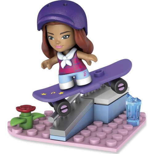 MEGA Barbie - Φιγουρες Με Αξεσουαρ (25 Τμχ) Αθλήτρια Skateboard GWR21 / GWR24 887961945577
