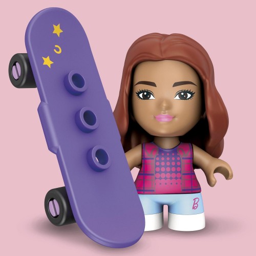 MEGA Barbie - Φιγουρες Με Αξεσουαρ (25 Τμχ) Αθλήτρια Skateboard GWR21 / GWR24 887961945577