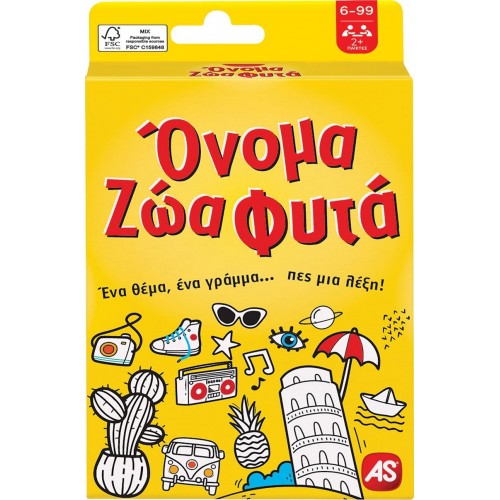 As company Παιχνίδι Με Κάρτες Όνομα Ζώα Φυτά Για Ηλικίες 6+ Χρονών Και 2+ Παίκτες 1040-21405 5203068214050