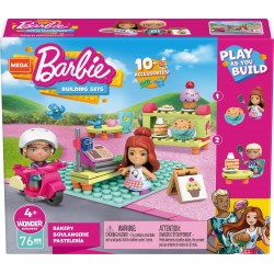 MEGA Barbie - Σετακι Με Φιγουρες Και Αξεσουαρ (65 Τμχ) Ζαχαροπλαστείο GWR31 / GWR32 887961945652