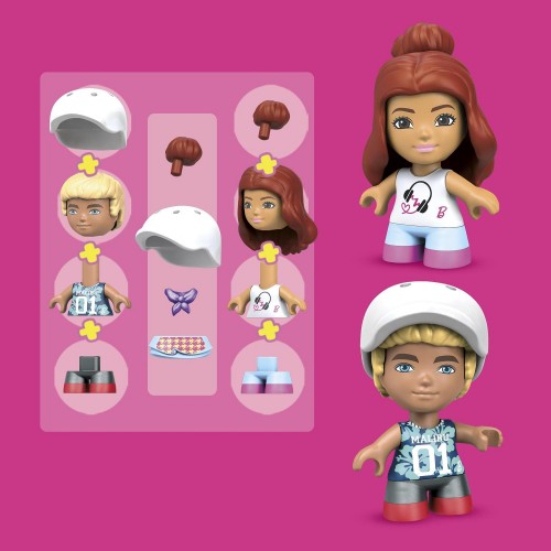 MEGA Barbie - SET With Figures And Accessories ( 65 Pcs) Patisserie GWR31 / GWR32 887961945652
