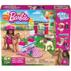 MEGA Barbie - SET With Figures And Accessories (65 Pcs) Horse Jumping GWR31 / HDJ84 194735024698