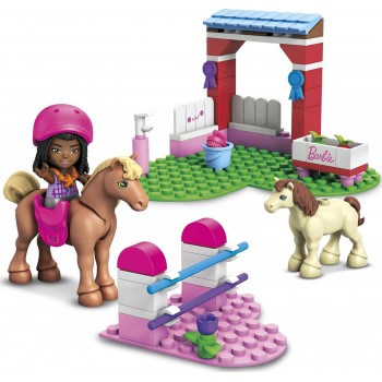 MEGA Barbie - SET With Figures And Accessories (65 Pcs) Horse Jumping GWR31 / HDJ84 194735024698