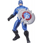 Hasbro Avengers Marvel Mech Strike 6-inch Scale Action Figure Toy Captain America With Compatible Battle Accessory F0259 / F1664