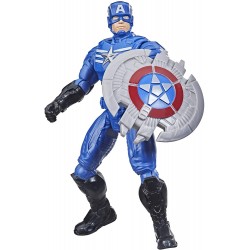 Hasbro Avengers Marvel Mech Strike 6-inch Scale Action Figure Toy Captain America With Compatible Battle Accessory F0259 / F1664