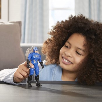 Hasbro Avengers Marvel Mech Strike 6-inch Scale Action Figure Toy Captain America With Compatible Battle Accessory F0259 / F1664