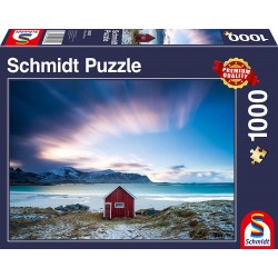 Schmidt Puzzle Cabin On The Atlantic Coast 1000 Pieces Puzzle Multi-Coloured 58395 4001504583958