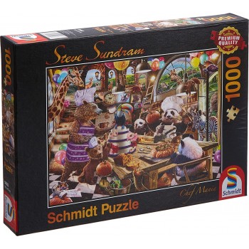 Schmidt Παζλ 1000 Steve Sundram - Chef Mania 59663 4001504596637