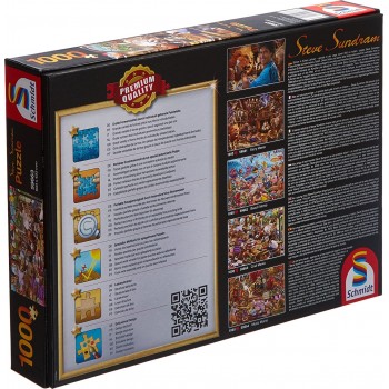 Schmidt Other License Steve Sundram: Chef Mania Jigsaw Puzzle 1000Pc 59663 4001504596637