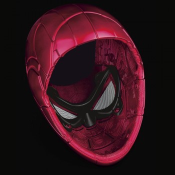 Hasbro Marvel Legends Series Spider-Man Iron Spider Electronic Helmet With Glowing Eyes, 6 Light Settings And Adjustable Fit F02