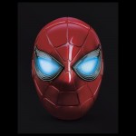 Hasbro Marvel Legends Series Spider-Man Iron Spider Electronic Helmet With Glowing Eyes, 6 Light Settings And Adjustable Fit F02