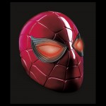 Hasbro Marvel Legends Series Spider-Man Iron Spider Electronic Helmet With Glowing Eyes, 6 Light Settings And Adjustable Fit F02