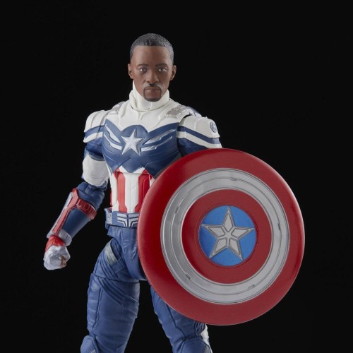 Hasbro Marvel Legends Series Captain America 2-Pack Steve Rogers Sam Wilson MCU Figures, 7 Accessories F5880 5010993986125