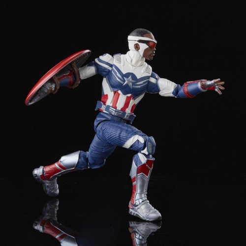 Hasbro Marvel Legends Series Captain America 2-Pack Steve Rogers Sam Wilson MCU Figures, 7 Accessories F5880 5010993986125
