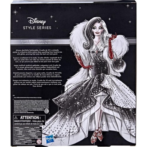 Hasbro Disney Villains Style Series Cruella De Vil, Contemporary Fashion Doll, Collectible Toy For Girls 6 Years And Up F3263 50