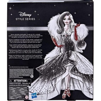 Hasbro Disney Villains Style Series Cruella De Vil, Contemporary Fashion Doll Κούκλα Μόδας, Συλλεκτικό Παιχνίδι F3263 5010993894