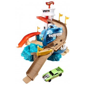 Mattel Λαμπάδα Hot Wheels Χρωμοκεραυνοί - Απόβαση Στην Αποβάθρα BGK04 