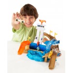 Mattel Λαμπάδα Hot Wheels Χρωμοκεραυνοί - Απόβαση Στην Αποβάθρα BGK04 