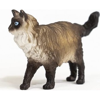 Schleich Farm World Ragdoll Cat Figurine,Multicoloured 13940 4059433363226