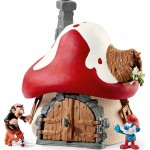 Schleich Smurf House With 2 Figurines, Multicoloured 20803 4055744012242