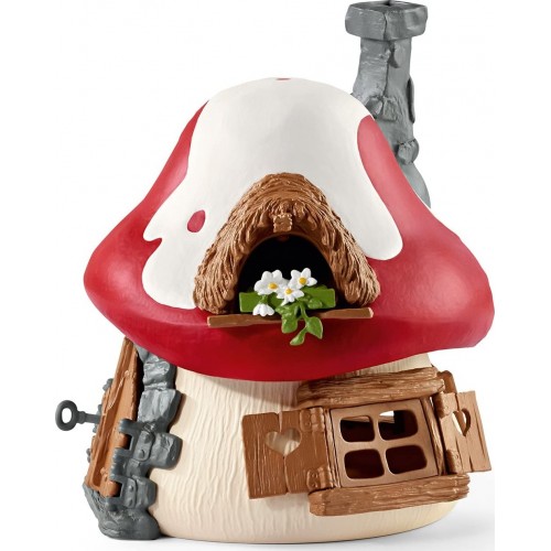 Schleich Smurf House Στρουμφόσπιτο με δυο μινιατούρες 20803 4055744012242