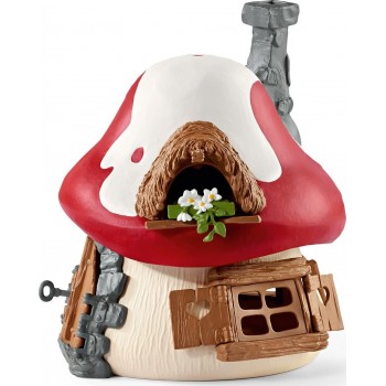 Schleich Smurf House Στρουμφόσπιτο με δυο μινιατούρες 20803 4055744012242