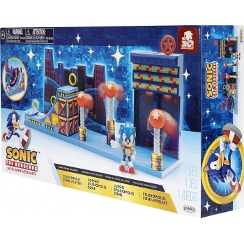 JAKKS PACIFIC Sonic The Hedgehog -Rf1 Action Figures, Studiopolis Zone 406924 192995406926