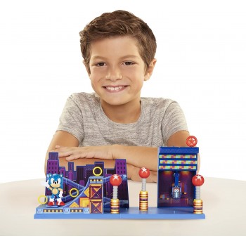 JAKKS PACIFIC Sonic The Hedgehog -Rf1 Action Figures, Studiopolis Zone 406924 192995406926