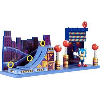 JAKKS PACIFIC Sonic The Hedgehog -Rf1 Action Figures, Studiopolis Zone 406924 192995406926