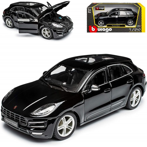 Bburago 1/24 Plus Porsche Macan Black 18/21077 BLACK 4893993013944
