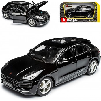 Bburago 1/24 Plus Porsche Macan Μαύρο 18/21077 BLACK 4893993013944