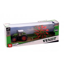 Bburago 10Cm Farm Tractor - With Accessories Fendt 18/31750 4893993317509