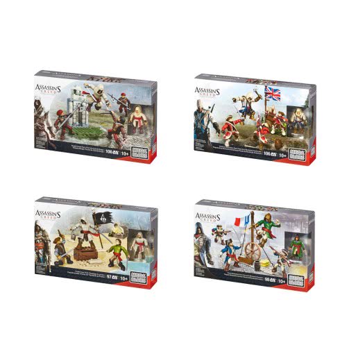 MEGA Assassin's Creed - Φιγούρες Με Αξεσουάρ Σετ 4 CNC63 065541943049