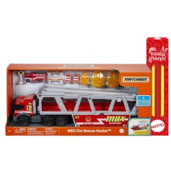 Mattel Λαμπάδα Matchbox Fire Rescue Hauler Πυροσβεστική Νταλίκα GWM23 