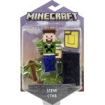 Mattel Minecraft Φιγούρες 8Εκ - Steve Deco Variant 1 GTP08 / HDV16 194735031801