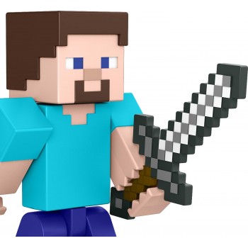 Mattel Minecraft Φιγούρες 8Εκ - Steve GTP08 / HFC27 194735037223
