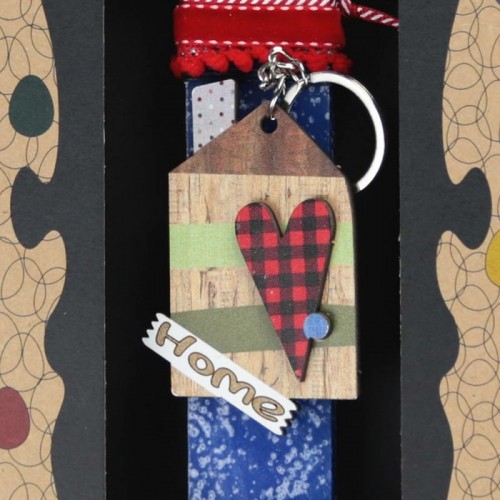 Χειροποίητα Είδη Lady 20 Keychain House - Blue Eortemar LA21202B 5212023217333