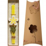 Χειροποίητα Είδη Flower Flower Wooden - Yellow LA20001B 5212023299490