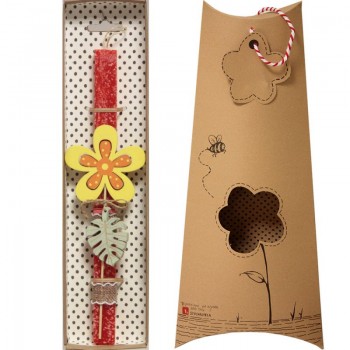 Χειροποίητα Είδη Flower Flower Wooden - Coral LA20001C 5212023299506
