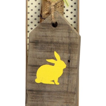 Χειροποίητα Είδη Lady Wood With Kunnel - Yellow LA20055A 5212023241260