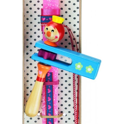 Χειροποίητα Είδη Wooden Rock Lady - Fuchsia LA22048C 5212023224256